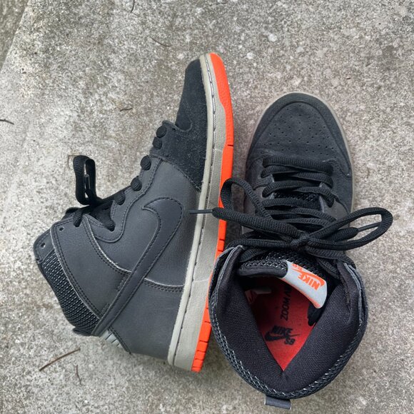 Nike Dunk High Pro Prm Shield Black - 684805-001 - Size 6.5 (worn once) - Picture 5 of 6